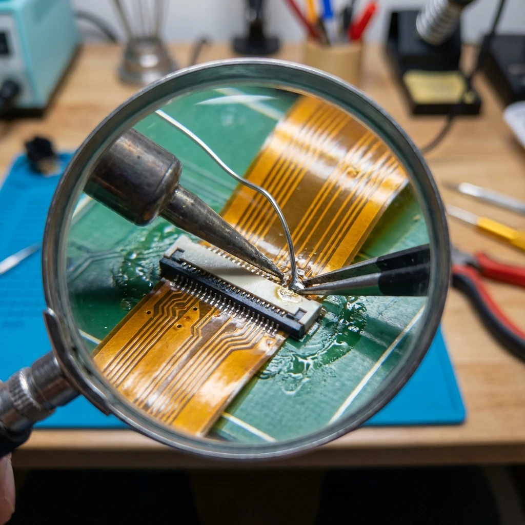 Reemplazo de conector y FPC
